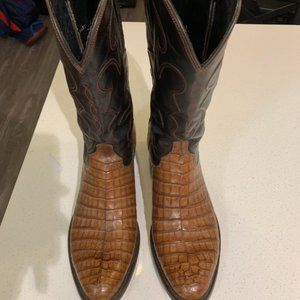 Lucchese Caiman Belly Boots
